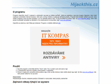 Tablet Screenshot of hijackthis.cz